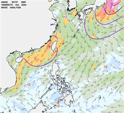 地面分析圖|中央氣象署產品說明文件 預報 分析預測圖 高解析最新地面天氣圖